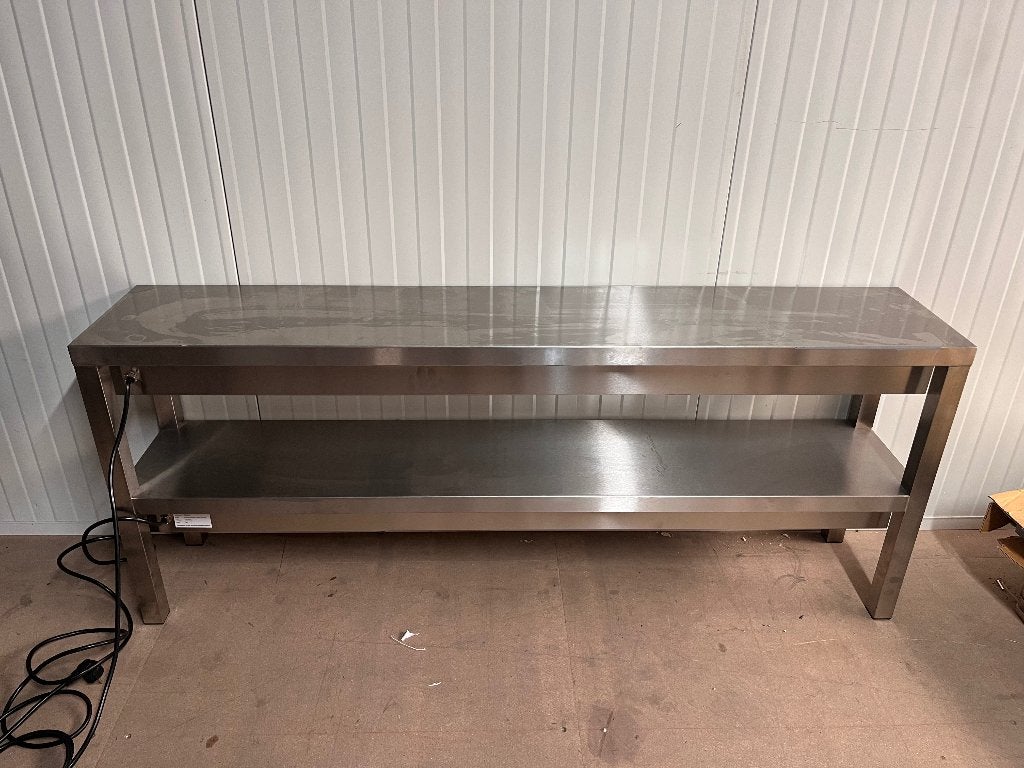 Combisteel RVS Warmhoud Etagère / Warmhoudbrug (160 cm), Ophalen, Zo goed als nieuw, Overige typen, Metaal