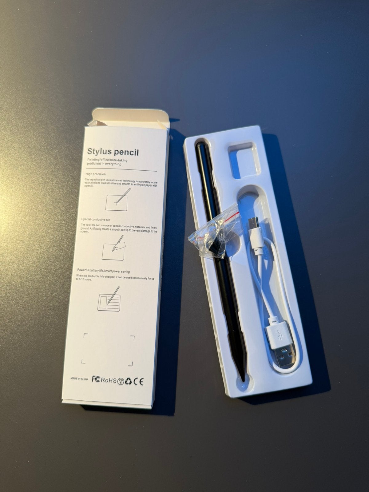 Stylus pen USB-C voor Apple iPad – nieuw - 2018 tot heden, Computers en Software, Apple iPads, 10 inch, Apple iPad, Wit, Nieuw
