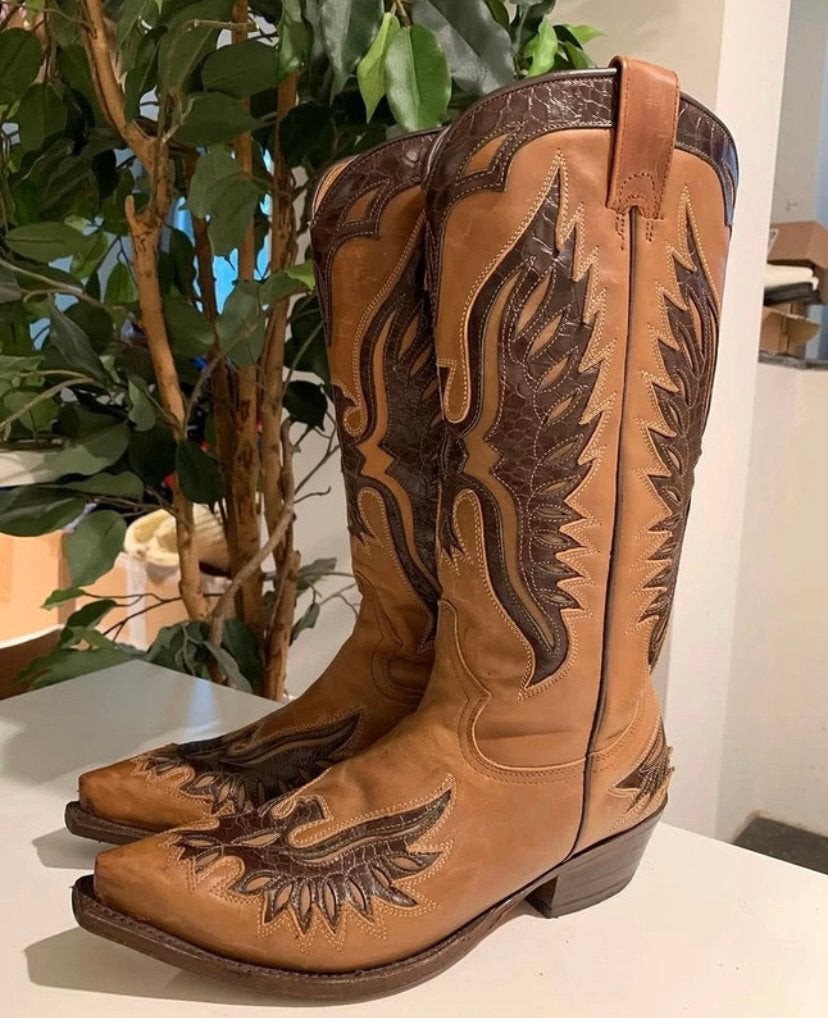 Buffalo hoge cowboylaarzen 37 western boots laarzen, Hoge laarzen, -, Ophalen of Verzenden, Zo goed als nieuw