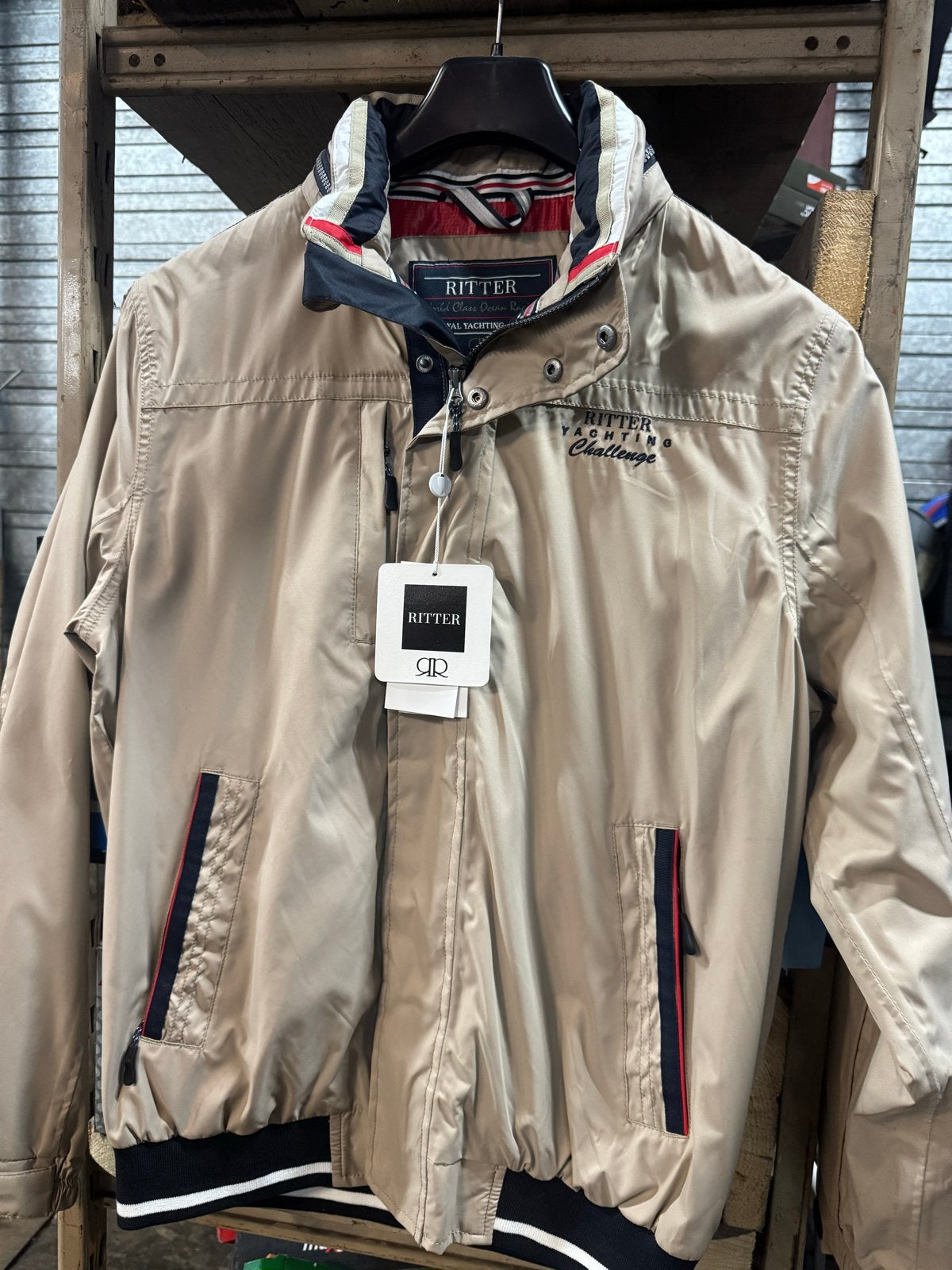 Ritter Yachting Challenge Regen/ Herfst Jas- Nieuw met label, Ophalen of Verzenden, Nieuw, Maat 48/50 (M), Beige