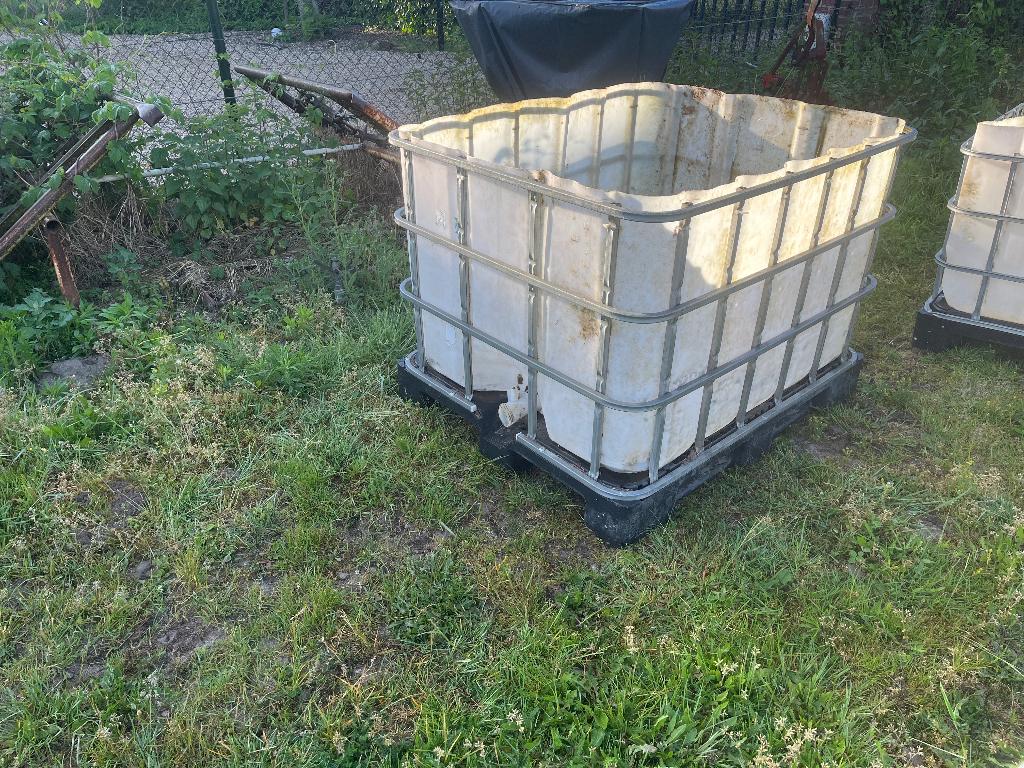 Ibc/ voerbak paard, Ophalen, Gebruikt