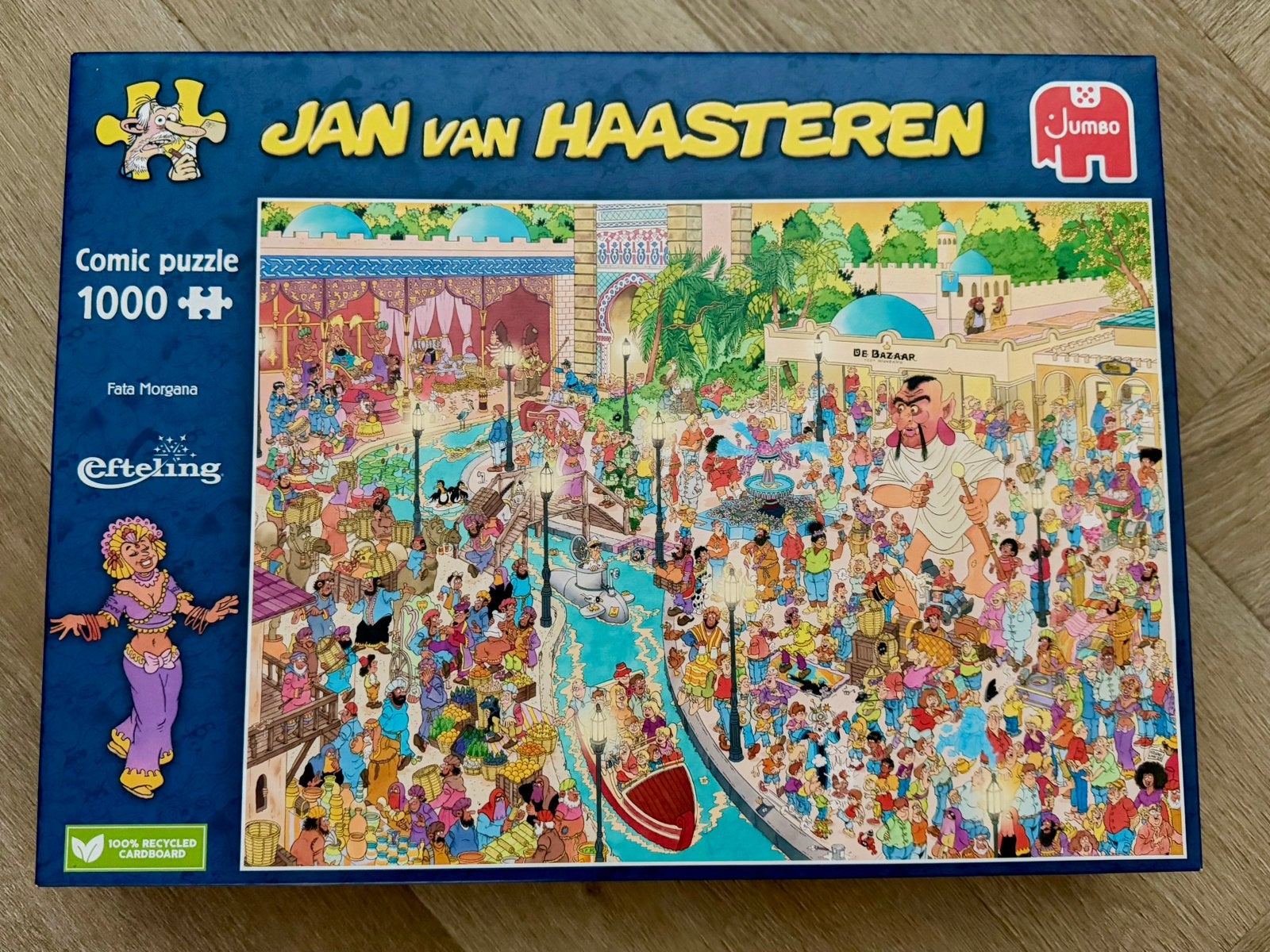 Jan van Haasteren puzzel Efteling Fata Morgana 1000 stukjes, Ophalen, 500 t/m 1500 stukjes, Zo goed als nieuw