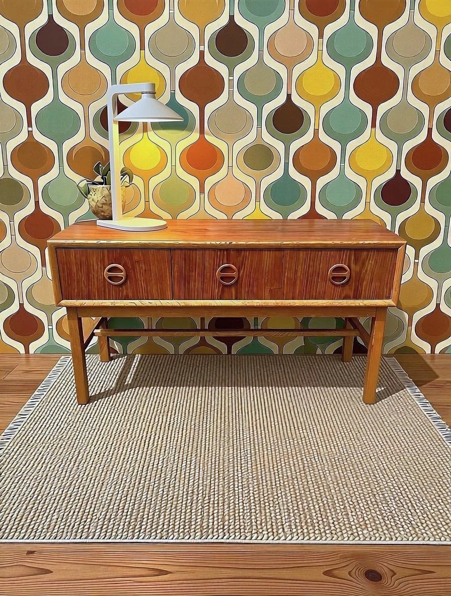 Vintage teak dressoir met 3 lades - jaren '60, Huis en Inrichting, Kasten | Dressoirs, Ophalen, Gebruikt, 50 tot 100 cm, Met lade(s)