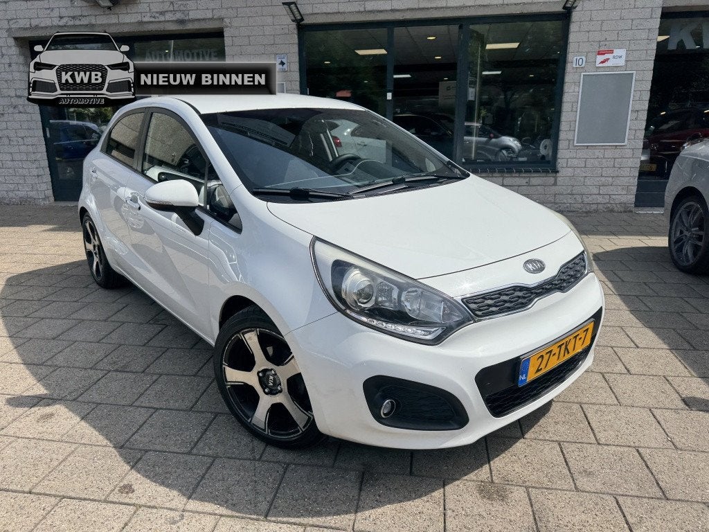 Kia Rio 1.2 CVVT Super Pack 5Drs Airco Nw Apk (bj 2012), 21 km/l, Euro 5, 4 cilinders, Wit
