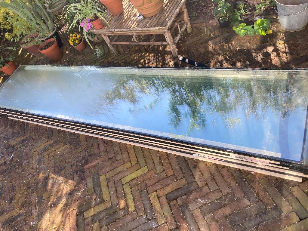 Glasplaten HR++ 3 stuks 63,5 bij 2.95 meter, Ophalen, Dubbelglas, Minder dan 80 cm, 160 cm of meer