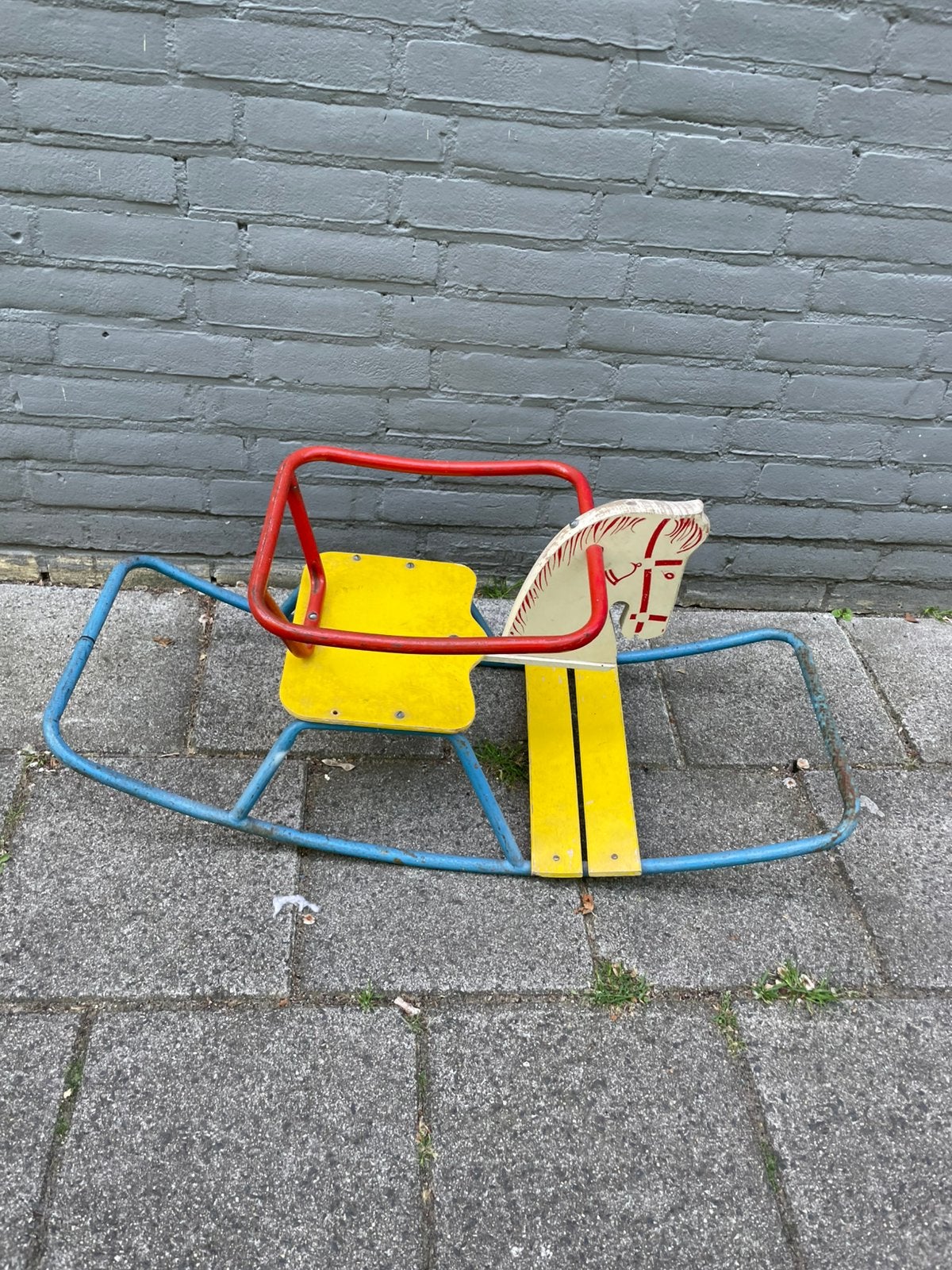 Vintage Hobbelpaard Jaren '60/'70 retro Mobo stijl, Ophalen, Huis en Inrichting