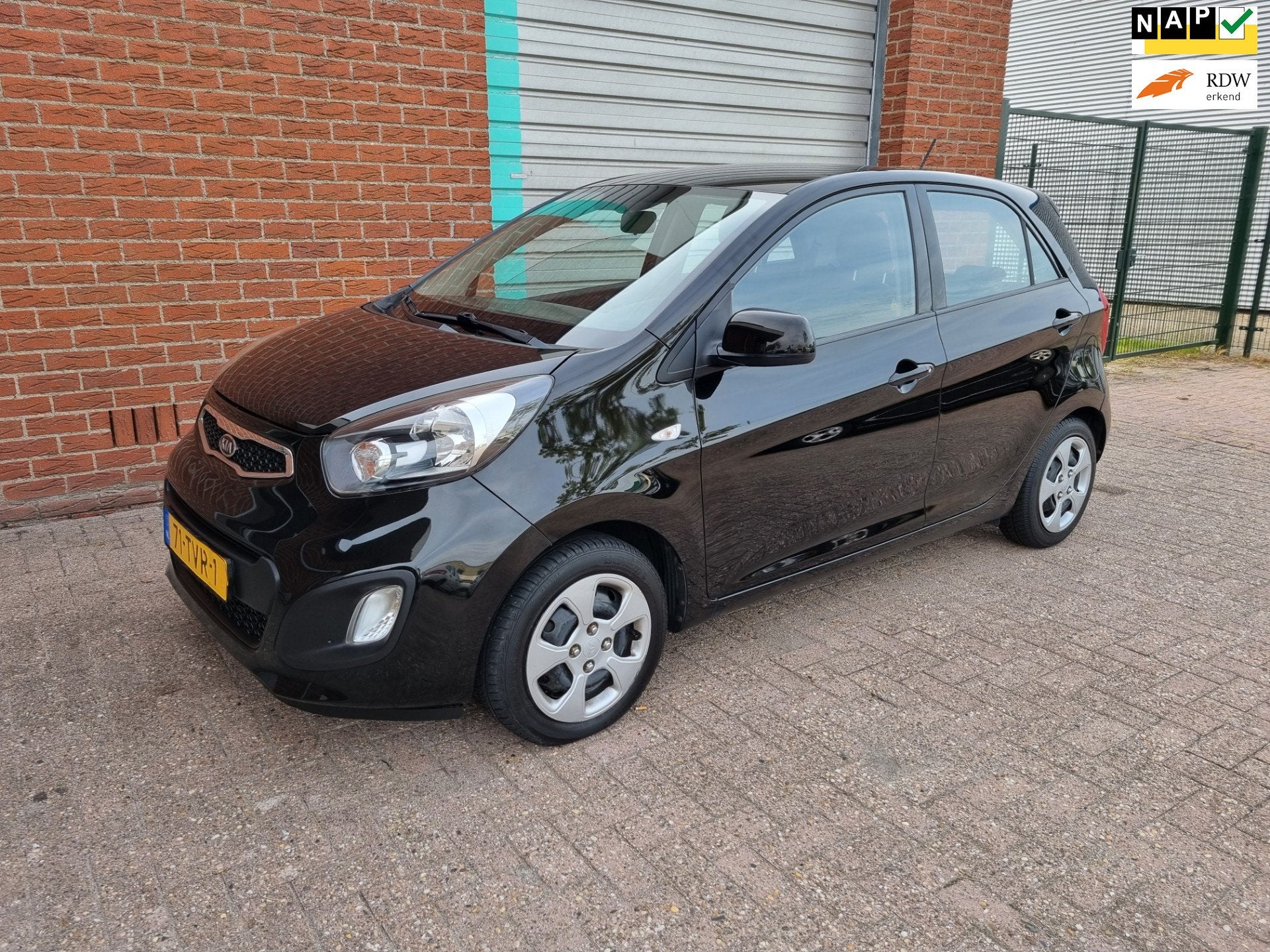 Kia Picanto 1.0 CVVT Comfort Pack 5-Drs Airco! Bj:2012 NAP!, Auto's, Voorwielaandrijving, Euro 5, Gebruikt, 400 kg
