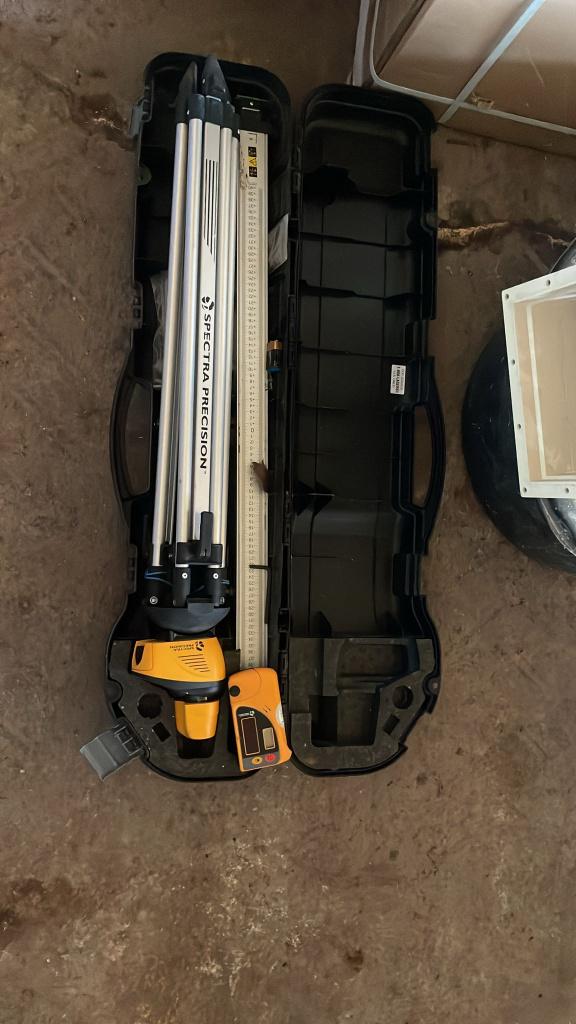 Spectra Precision bouwlaser complete in koffer, Doe-het-zelf en Verbouw, Meetapparatuur, Ophalen, Gebruikt, Overige meters