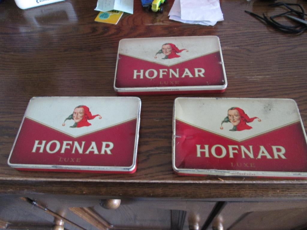 oude hofnar sigarenblikjes, Verzamelen, Ophalen of Verzenden, Gebruikt, Overige, Overige merken
