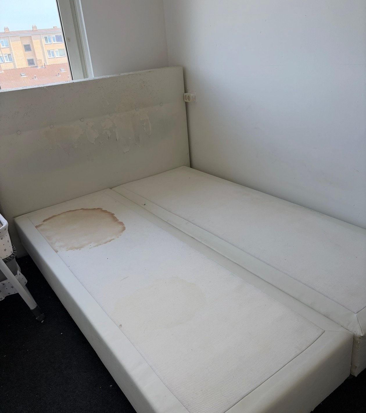 gratis boxspring, Ophalen of Verzenden, Gebruikt, Tweepersoons