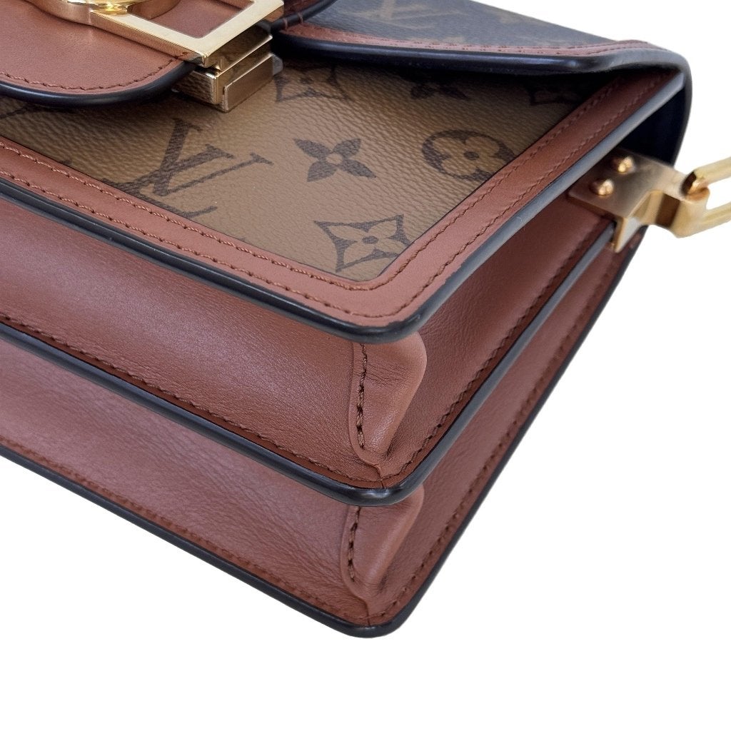 Louis Vuitton dauphine mini tas crossbody authentiek mono image 4