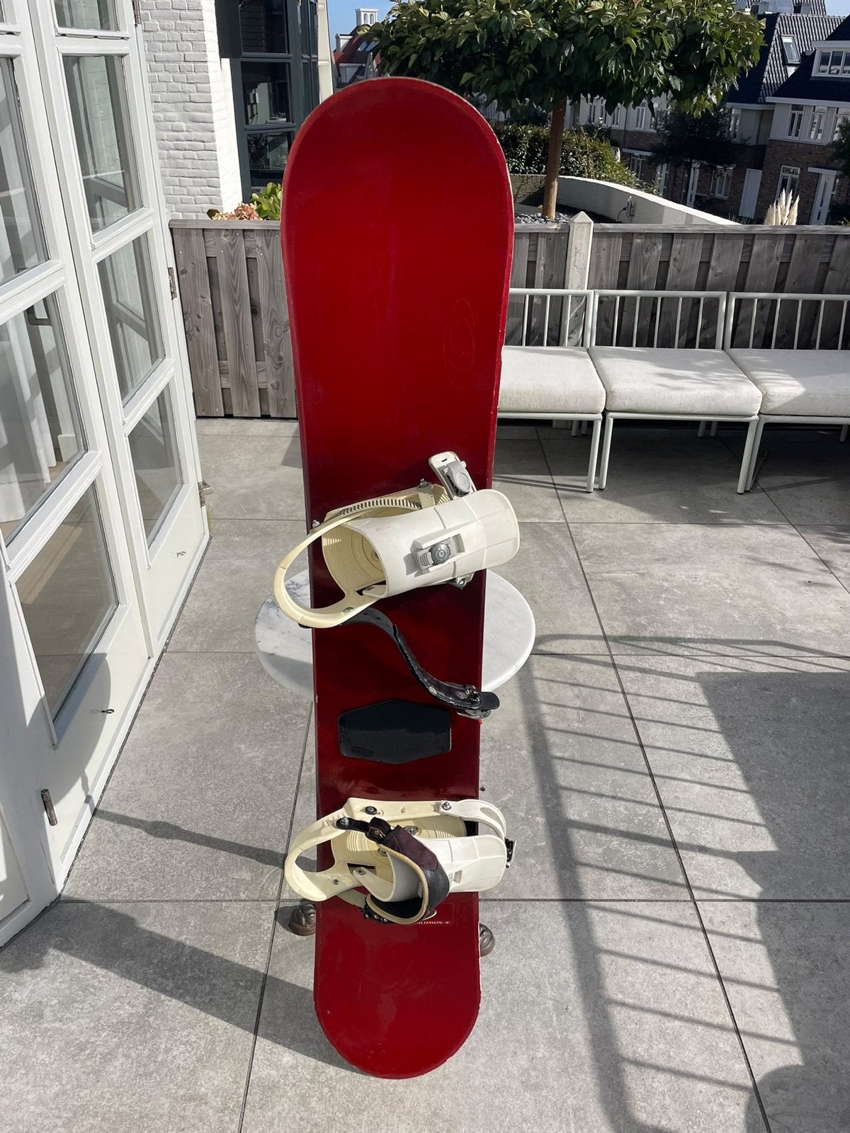 Salomon Snowboard 159 cm met bindingen en tas, Ophalen, Gebruikt, Board