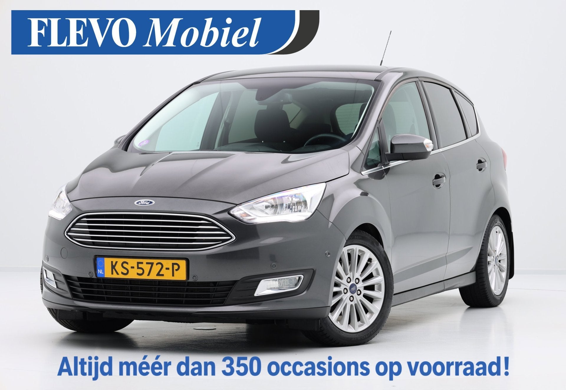 Ford C-Max 1.5 Titanium Aut. Cam|Clima|1e Eig|Navi|LMV|ParkA, Auto's, Dealer onderhouden, Euro 6, 4 cilinders, 150 pk