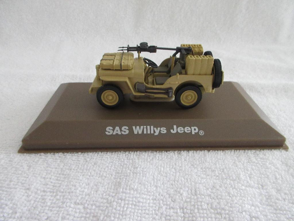 SAS Willys Jeep in doos Editions Atlas met certificaat, Ophalen of Verzenden, Zo goed als nieuw, Overige typen, Overige merken