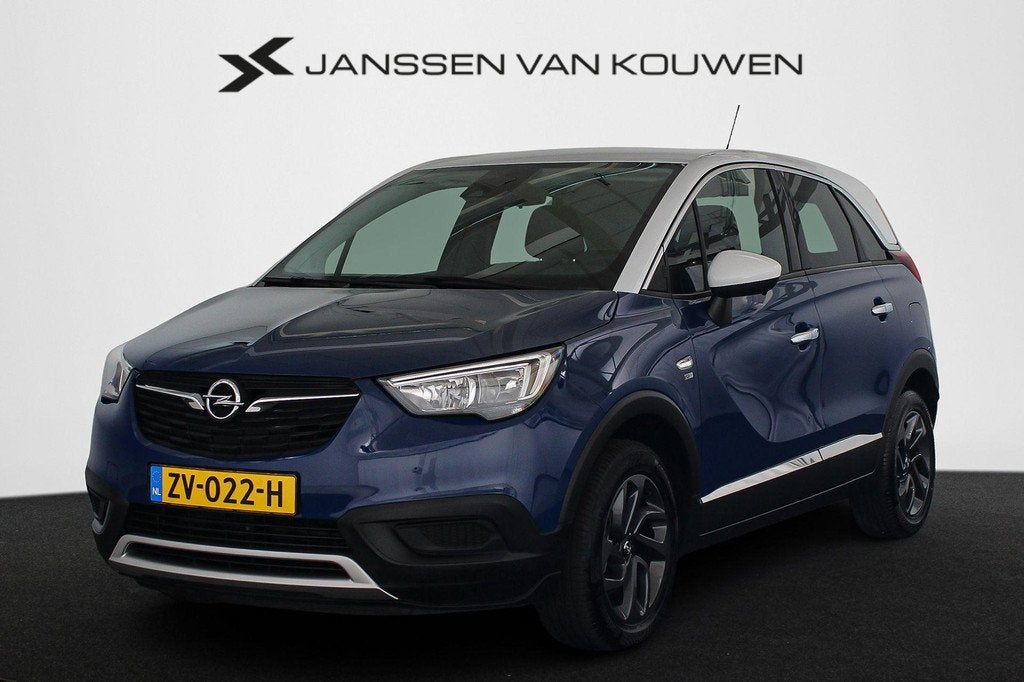 Opel Crossland X 1.2 Turbo 120 Jaar Edition Apple CarPlay Cr, Gebruikt, Euro 6, 1199 cc, Blauw