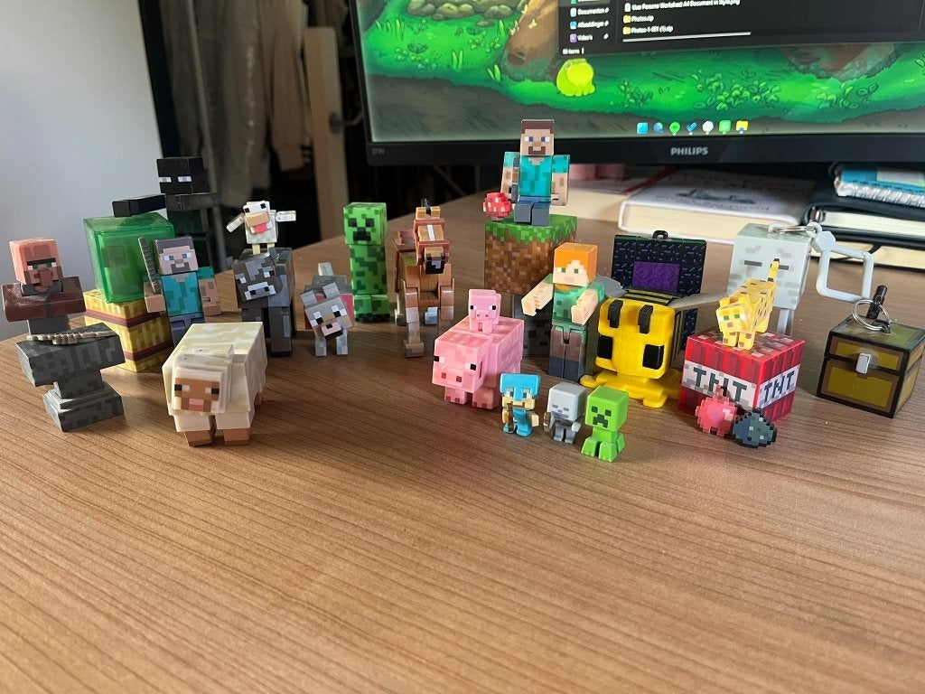 Minecraft Actiefiguren collectie, Ophalen of Verzenden, Gebruikt