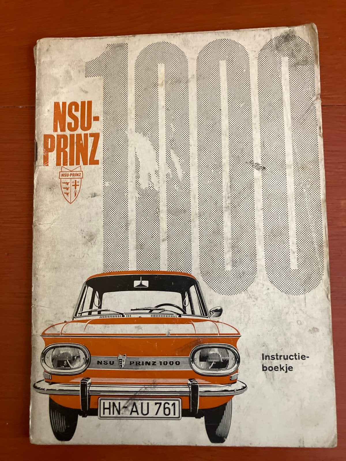 NSU Prinz 1000 Instructieboekje - Origineel, Ophalen of Verzenden, Gelezen, Overige merken