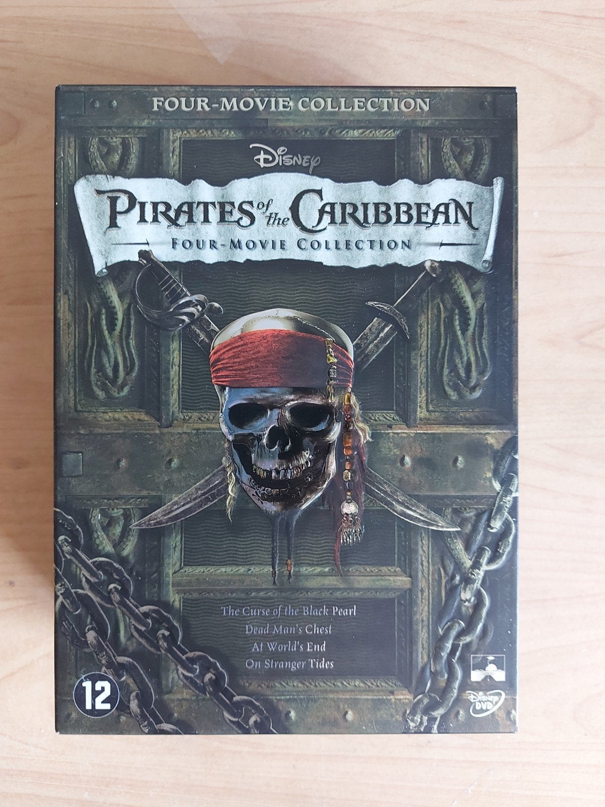 Pirates of the Caribbean deel 1,2,3,4 BOX - Johnny Depp, Cd's en Dvd's, Dvd's | Avontuur, Alle leeftijden, Ophalen of Verzenden
