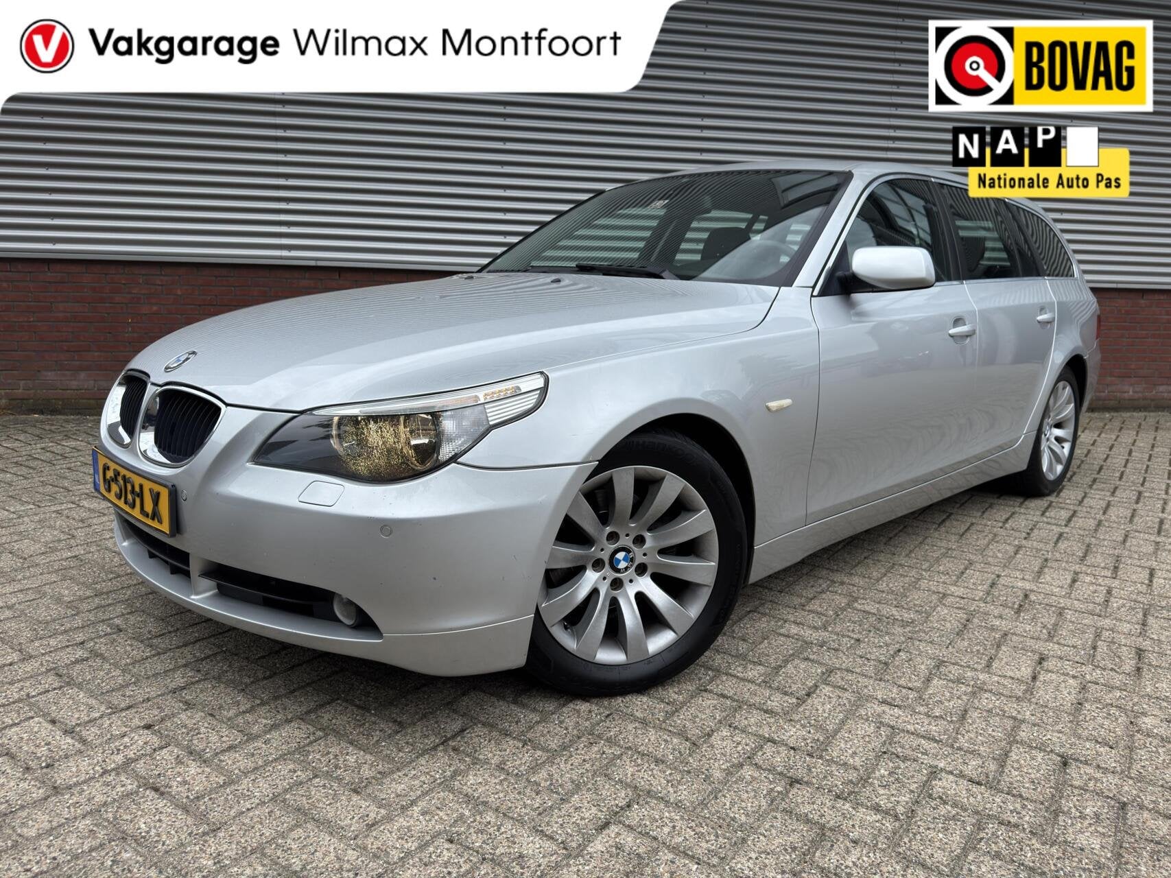 BMW 5-serie Touring 525d Executive, Auto's, BMW, Achterwielaandrijving, Gebruikt, 163 pk, Leder