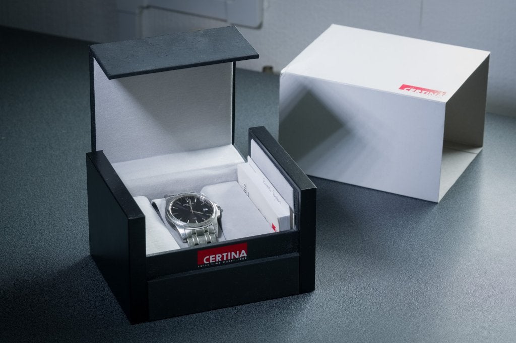 Certina Quartz DS G10 herenhorloge, Overige merken, Staal, Gebruikt, Staal