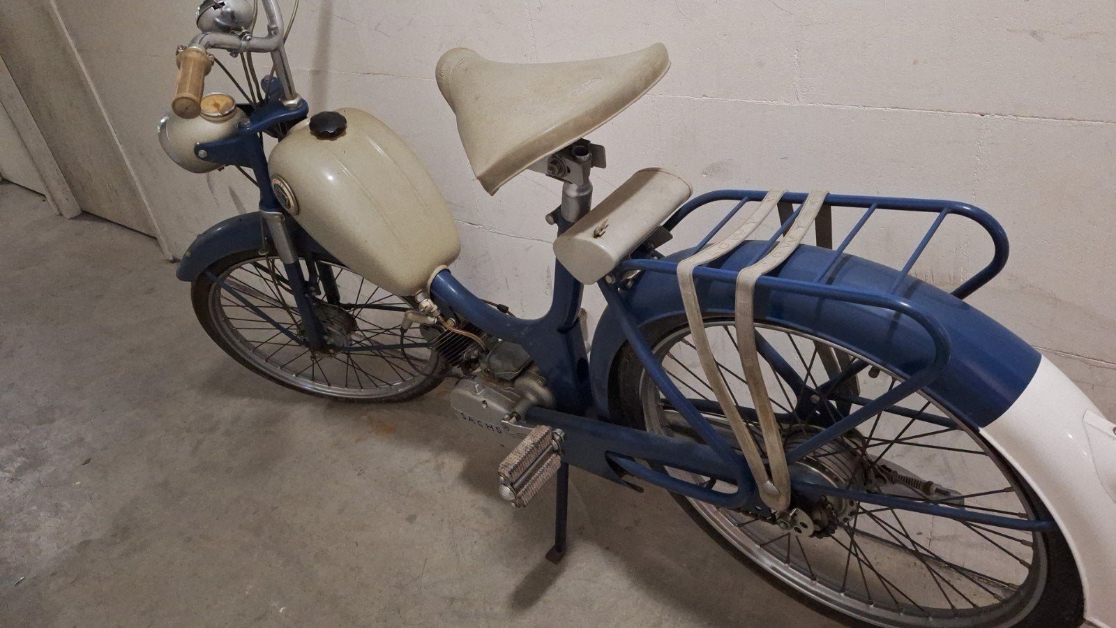 Fichtel & Sachs brommer bouwjaar 1962, blauwe verf ziet er n, Ophalen, Overige merken