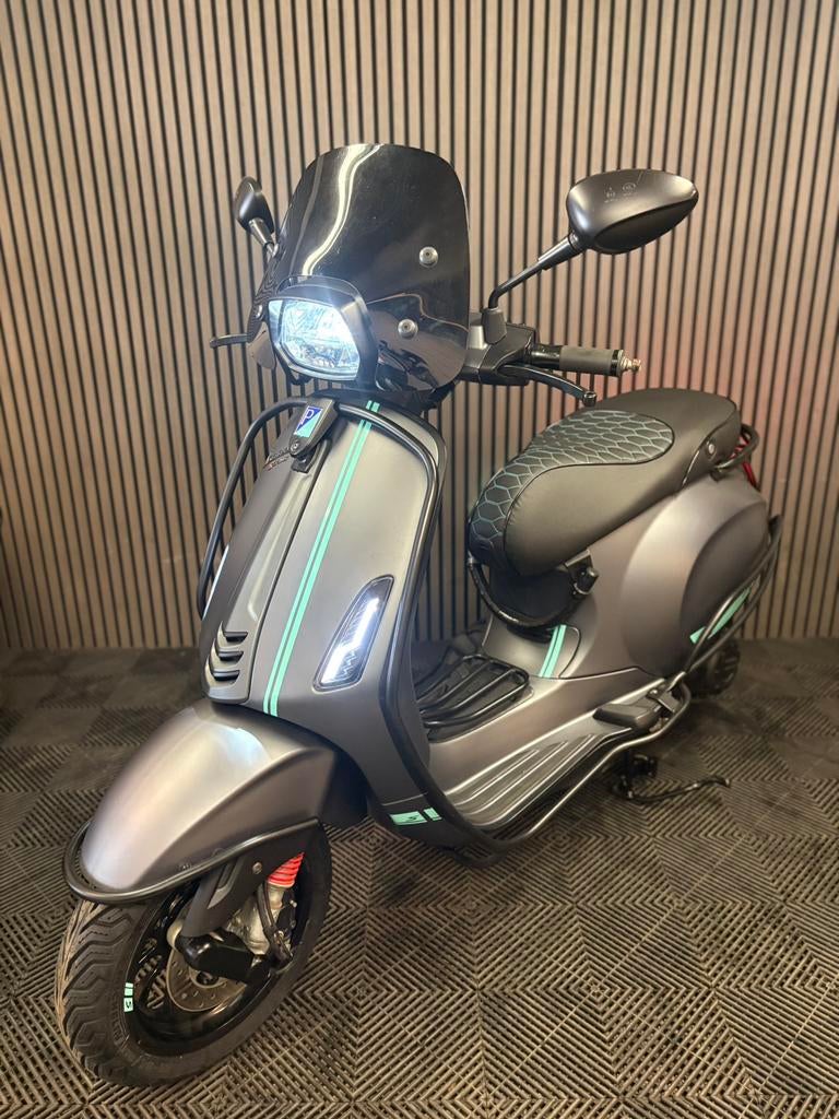 VESPA SPRINT 4T 3V BROM 2020 FULL OPTION MAT GRIJS CUSTOM, Overige modellen, Maximaal 45 km/u, Ophalen of Verzenden, Zo goed als nieuw