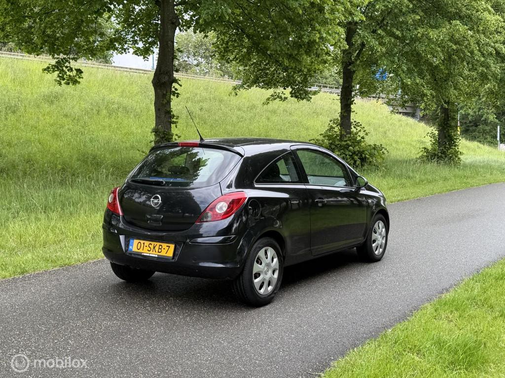 Opel Corsa 1.4-16V Edition*VOL AUTOMAAT*NEW APK 06/27*AIRCO, Euro 5, Gebruikt, Zwart, 4 cilinders