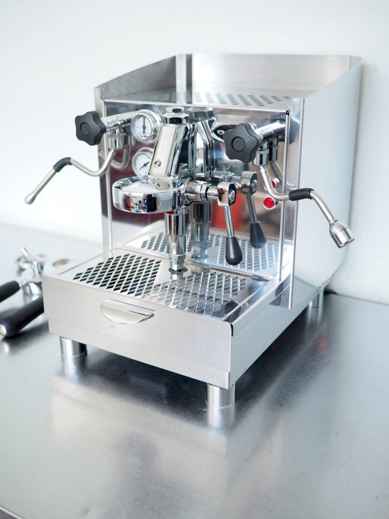 Izzo Alex Duetto 2 dubbelboiler PID rotatiepomp gereviseerd, Info@gruppoizzo.it, 10 kopjes of meer, Ophalen of Verzenden, Gemalen koffie