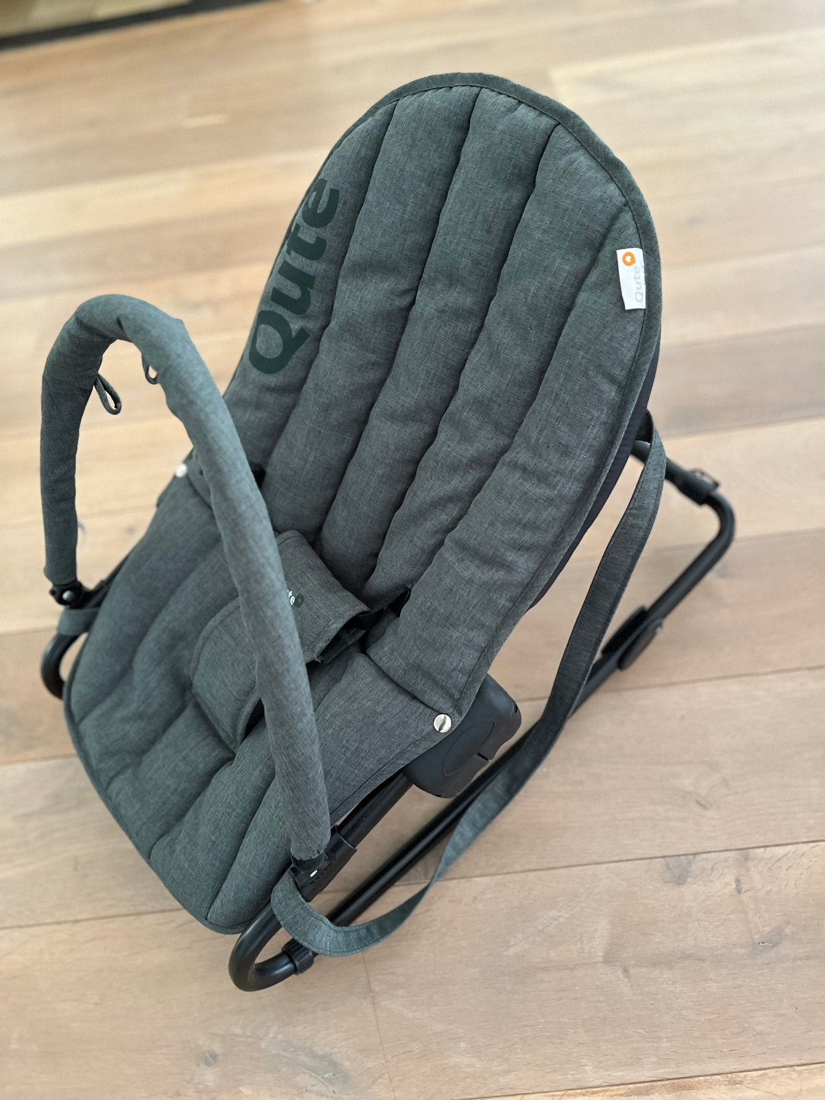 Qute baby wipstoel 0-9 kg groen, Verstelbaar, Wipstoel, Zo goed als nieuw, Ophalen