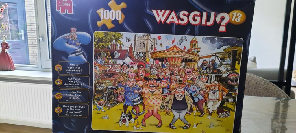 WASGIJ puzzel., Hobby en Vrije tijd, Denksport en Puzzels, Ophalen of Verzenden, 500 t/m 1500 stukjes, Zo goed als nieuw