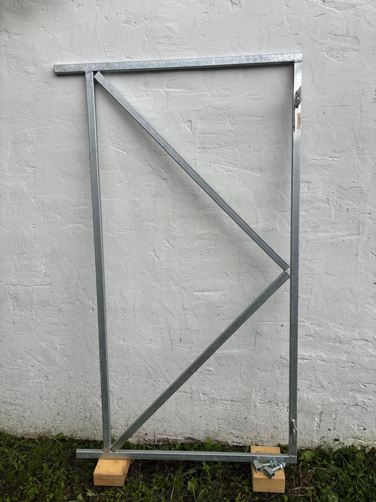 Verzinkt stalen poortframe met scharnieren, Ophalen, Nieuw, IJzer, Scharnier