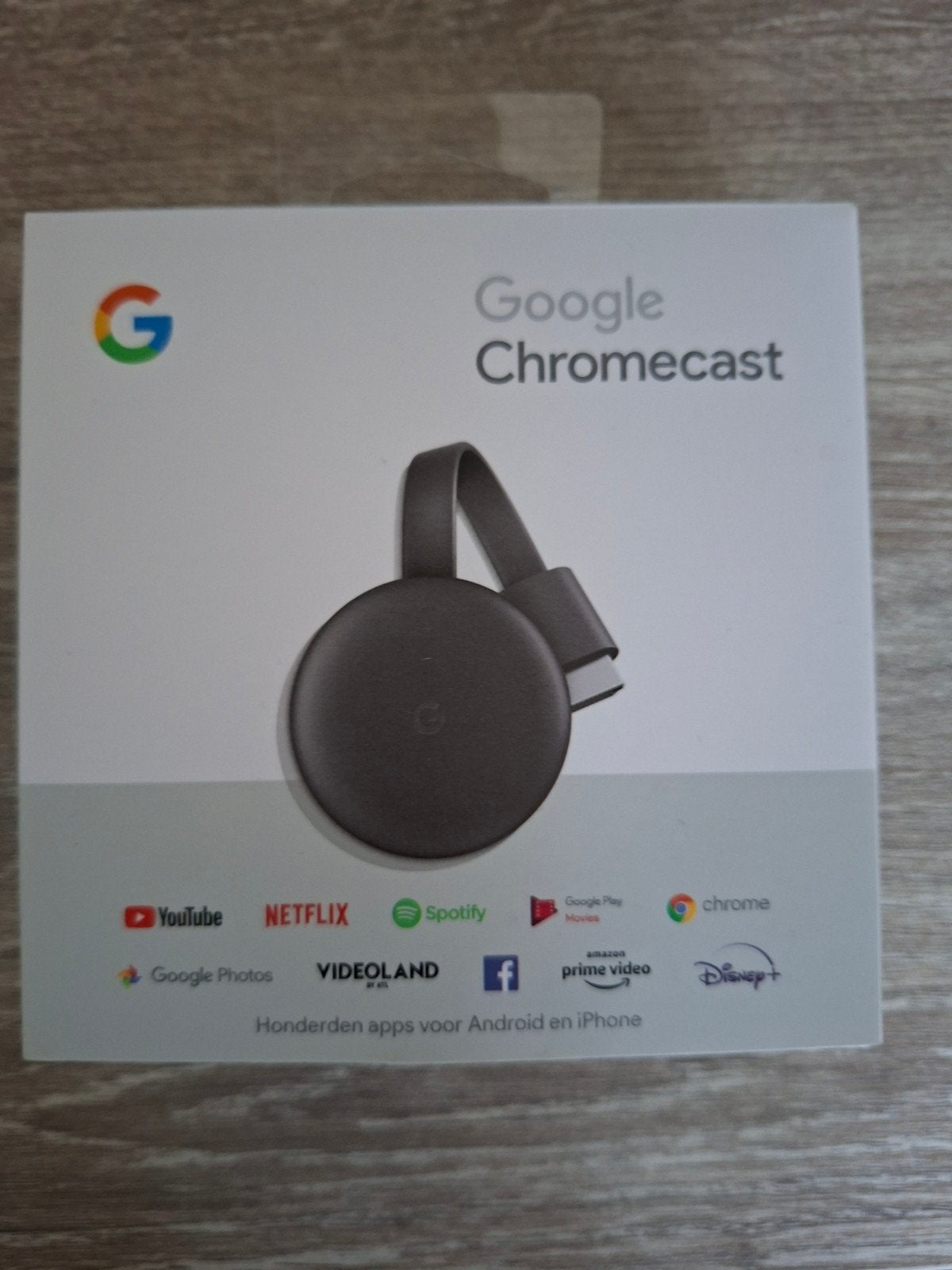 Google Chromecast V3 - Stream eenvoudig naar je TV, Ophalen of Verzenden, Zo goed als nieuw, HDMI, Zonder harde schijf