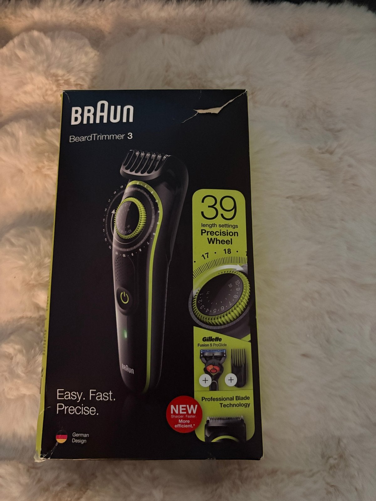 Braun Baardtrimmer 3 - Nieuw in doos, Sieraden, Tassen en Uiterlijk, Uiterlijk | Haarverzorging, Ophalen of Verzenden, Nieuw, Tondeuse