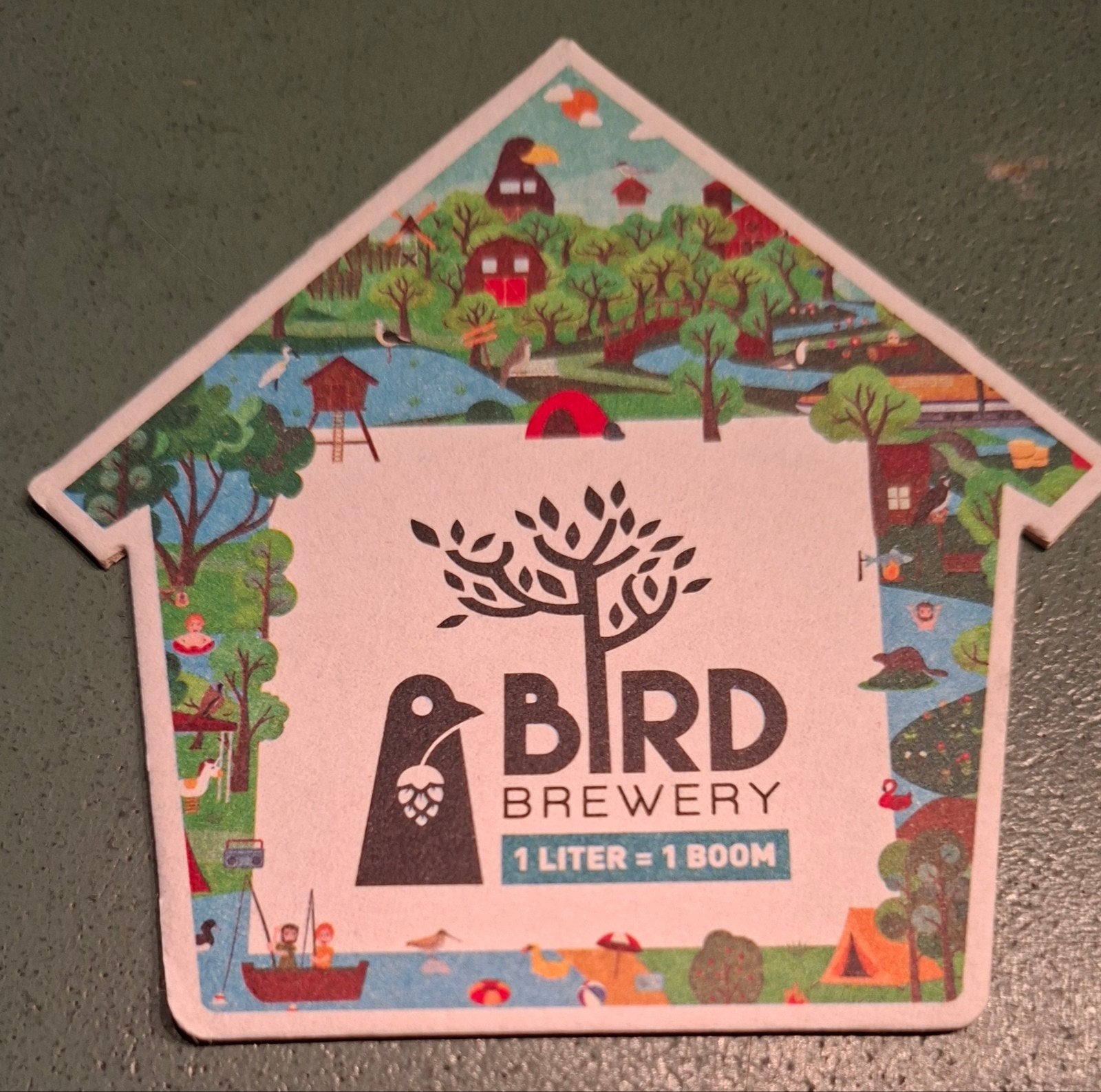Bierviltje;Bird Brewery., Ophalen of Verzenden, Zo goed als nieuw, Viltje(s), Overige merken