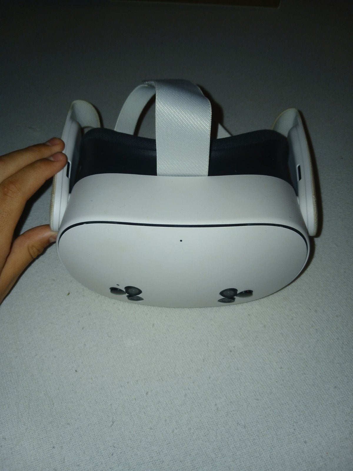 Meta Quest 3S 256GB VR-bril met controllers en case, Spelcomputers en Games, Virtual Reality, Ophalen, Zo goed als nieuw, VR-bril