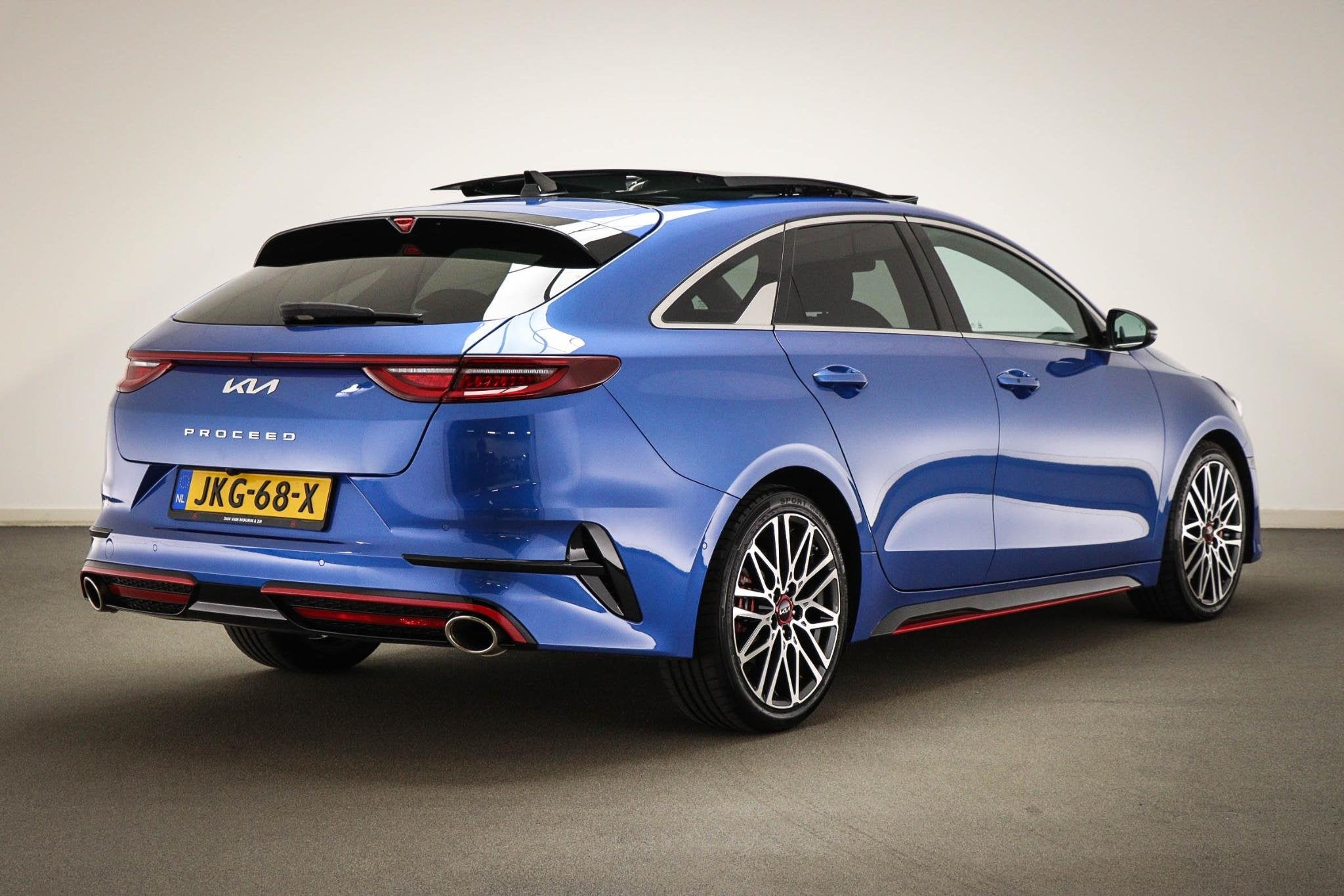 Kia ProCeed 1.6 T-GDi GT | PANORAMADAK | STUURVERWARMING | D, Auto's, 15 km/l, Gebruikt, Met garantie (alle), Blauw