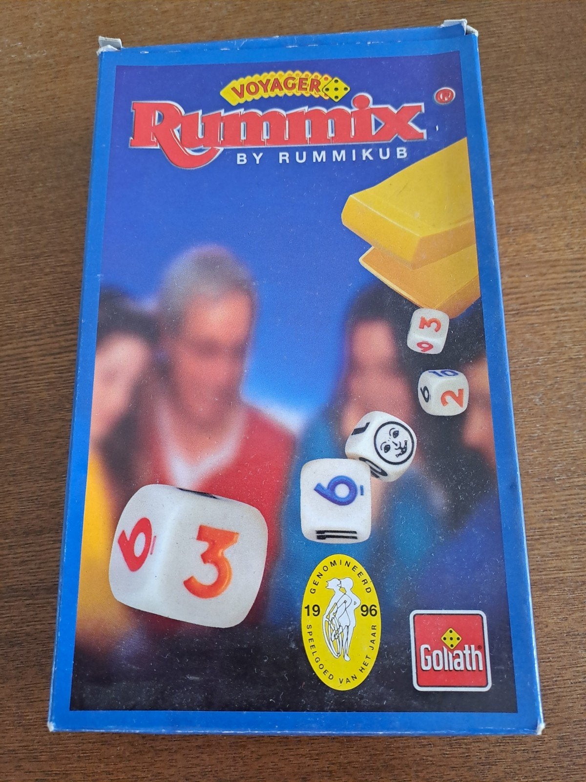 Rummix dobbelspel van Goliath - Voyager editie, Goliath, Ophalen of Verzenden, Zo goed als nieuw, Drie of vier spelers