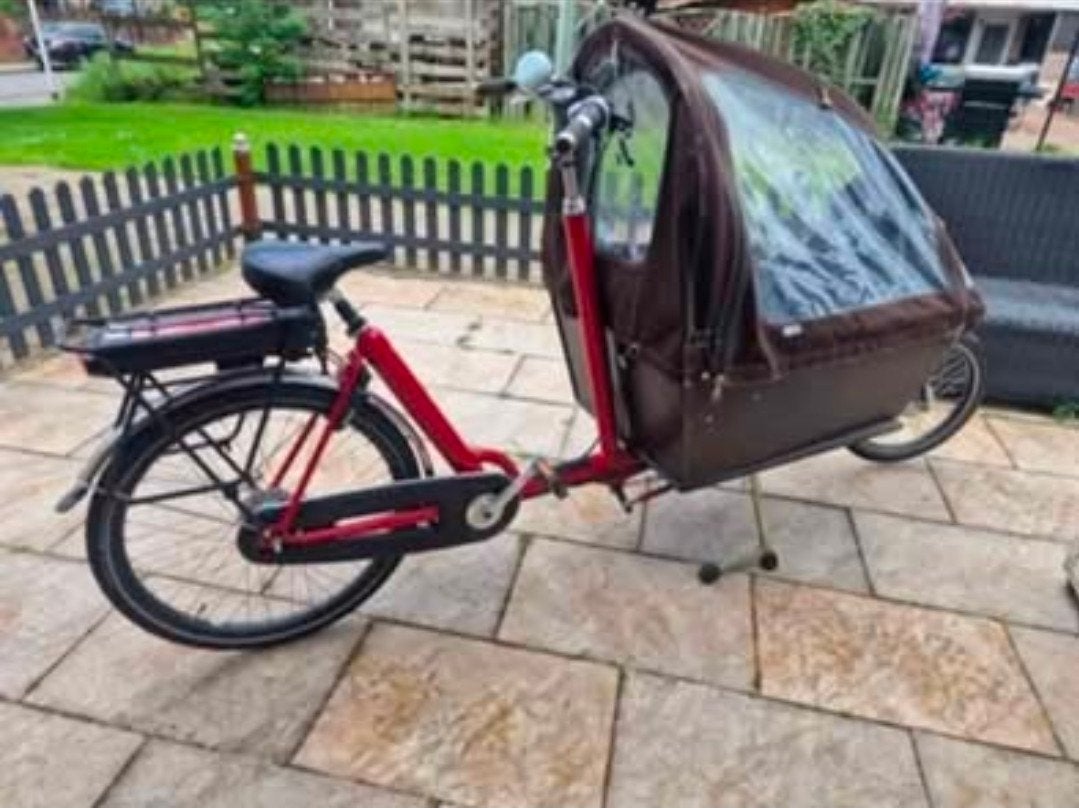 te koop elektrische bakfiets, Ophalen, Zo goed als nieuw, 4 kinderen of meer