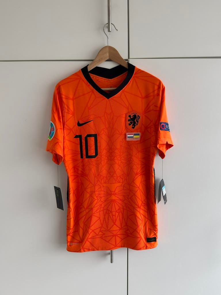 Nederlands elftal Memphis Depay Thuisshirt Maat M, Sport en Fitness, Voetbal, Maat M, Verzenden, Nieuw, Shirt