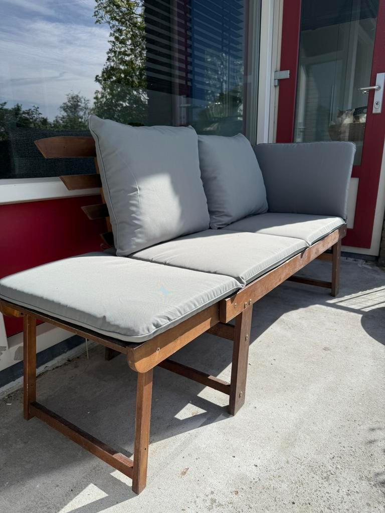 LIDL Livarno Sevilla 3-1 Tuinbankje, Zo goed als nieuw, Bank, Hout, Ophalen