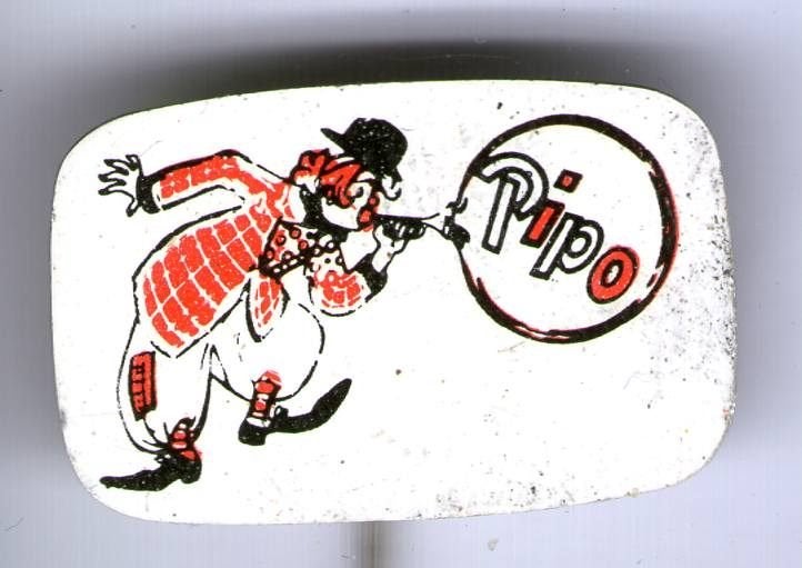 Pipo de Clown blik speldje ( S_150), Verzenden, Nieuw, Figuurtje, Speldje of Pin