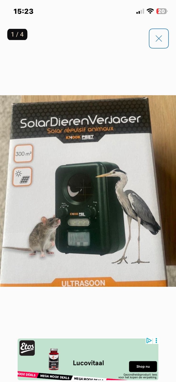 Solar dieren verjagers, Ophalen of Verzenden, Nieuw, Ongediertebestrijding