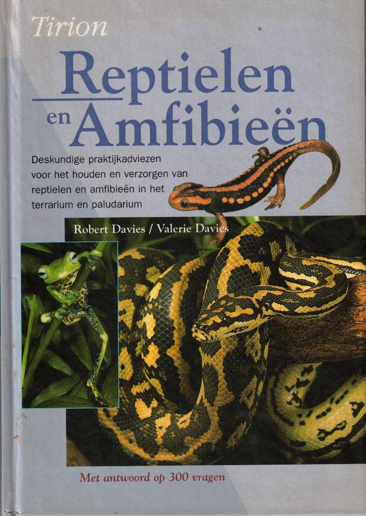 Reptielen en amfibieën. deskundige praktijkadviezen, Boeken, R. Davies & V. Davies, Ophalen of Verzenden, Zo goed als nieuw, Overige onderwerpen