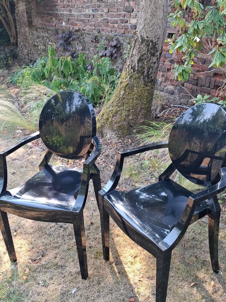 Louis Ghost Kartell eetkamerstoel, Ophalen, Kunststof, Gebruikt, Twee