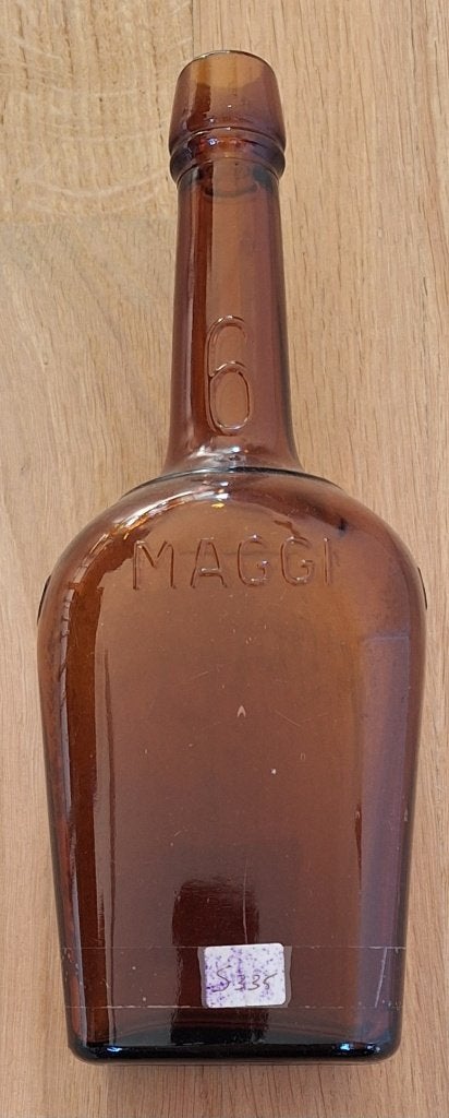 Grote oude Maggi fles no 6 - Adv S 335, Ophalen of Verzenden