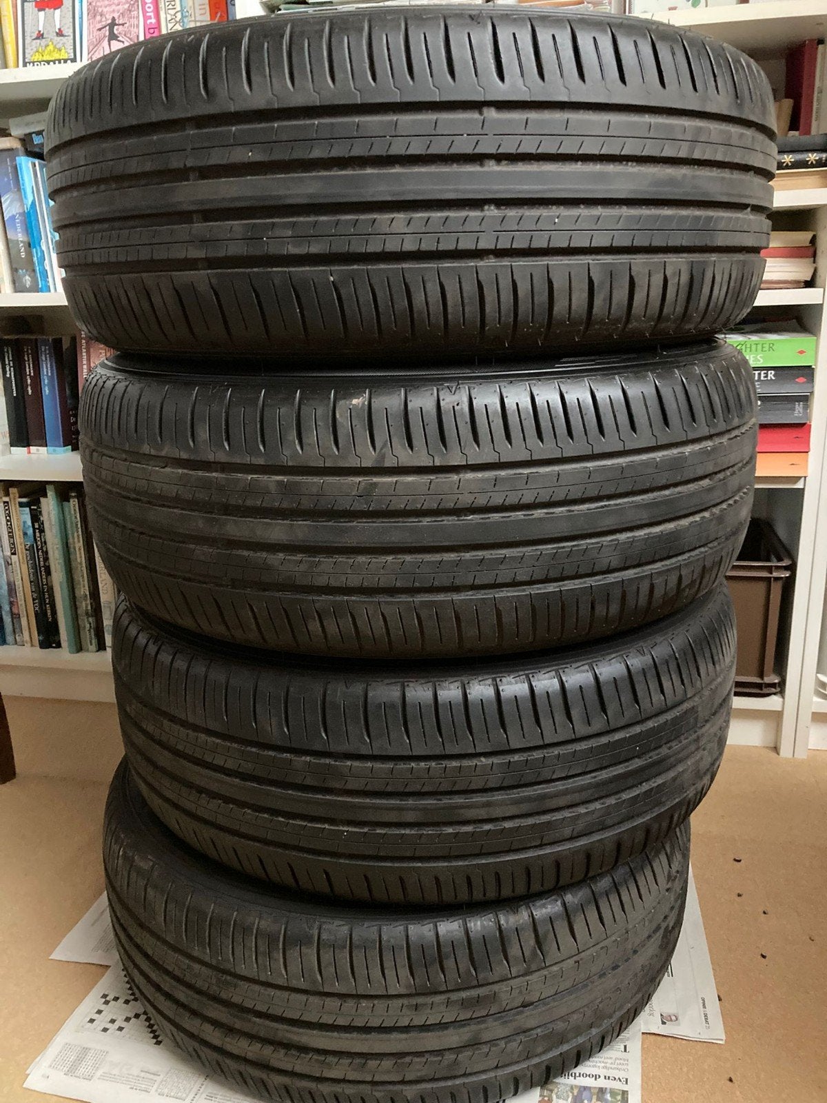 4 Falken Zomerbanden 215/50 R18 met goede profieldiepte, Auto-onderdelen, Banden en Velgen, Ophalen, 18 inch, Band(en), Zomerbanden