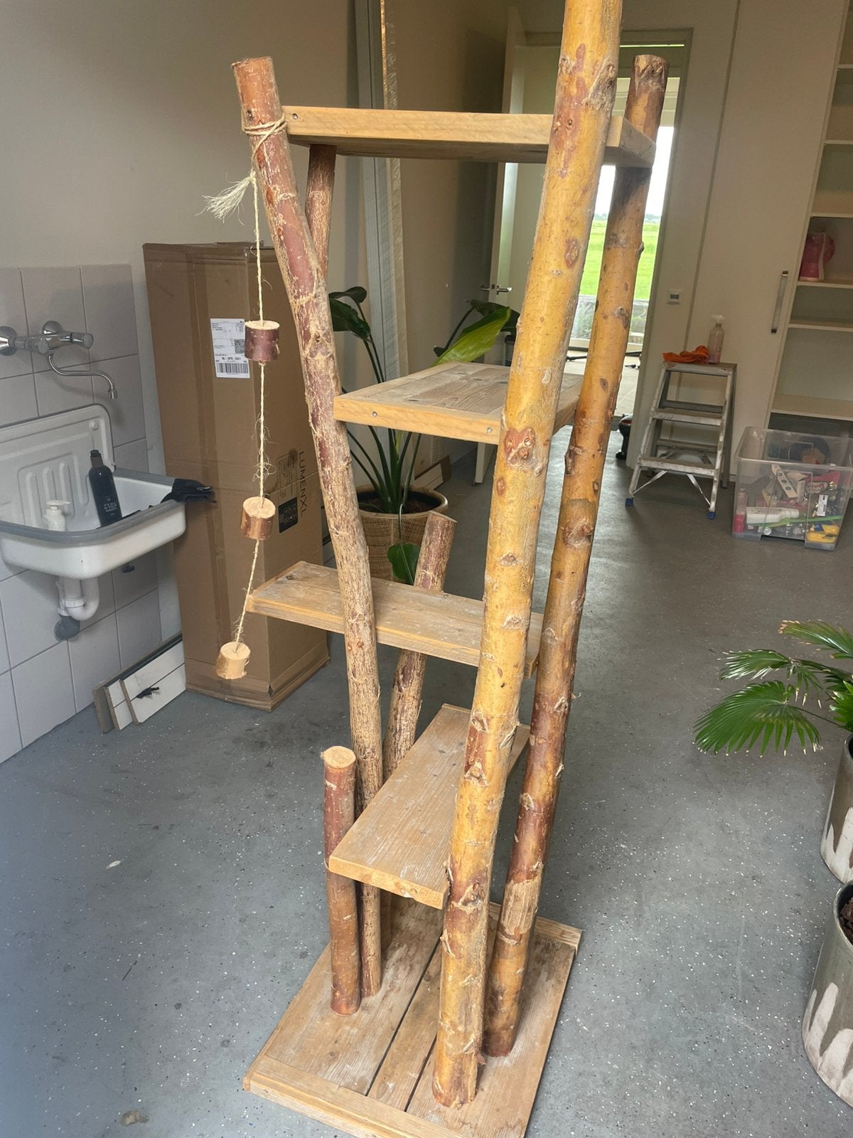 Super gave houten krabpaal te koop!, Ophalen, Zo goed als nieuw, Krabpaal