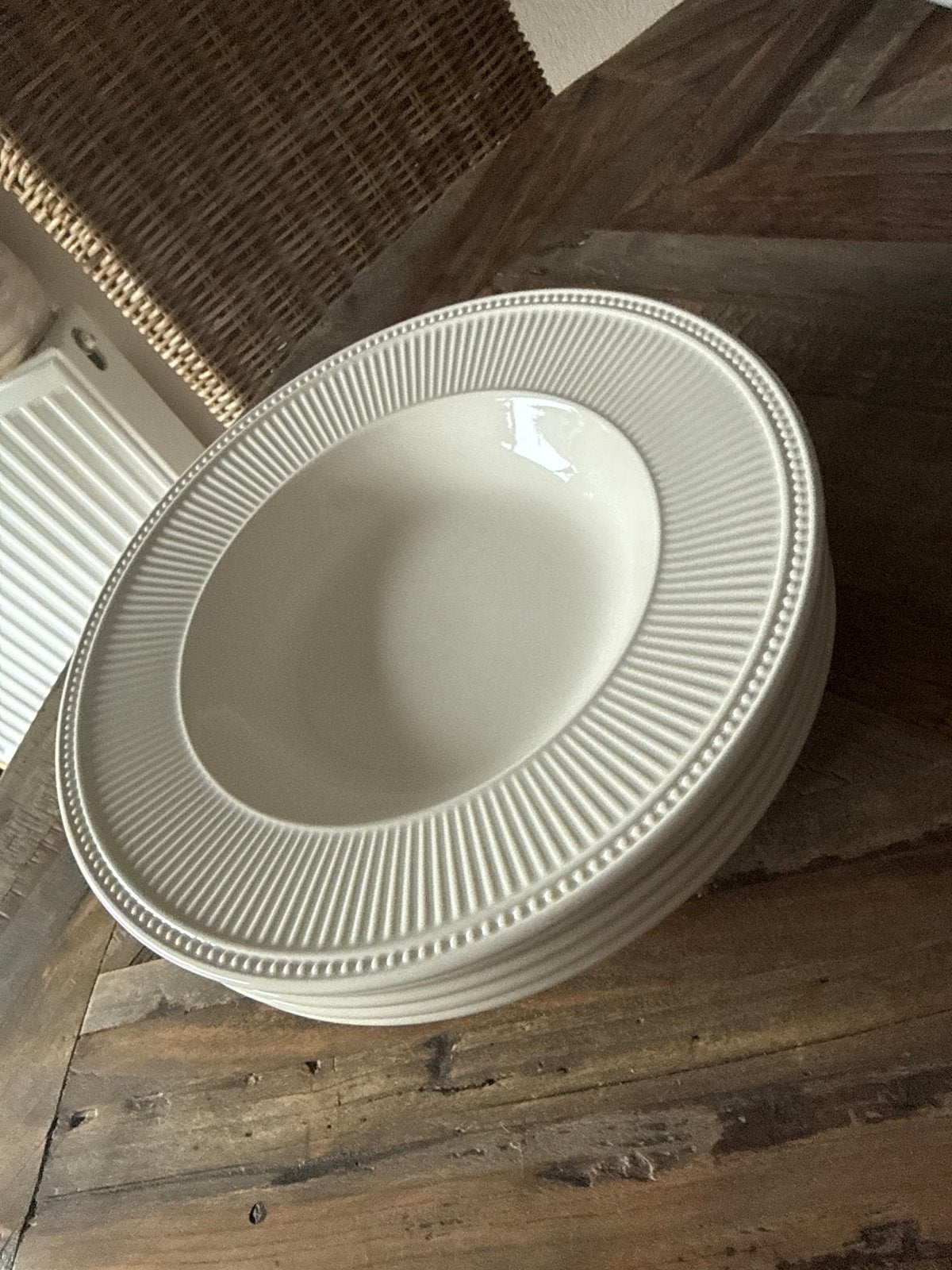 5 Wedgwood servies diepe borden, Ophalen, Gebruikt, Keramiek, Bord(en)