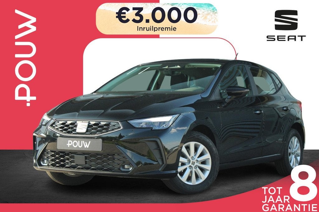 SEAT Ibiza 1.0 EcoTSI 95pk Reference | 15" Velgen | Airco, Auto's, Seat, Voorwielaandrijving, 12 maanden, Stof, Bedrijf