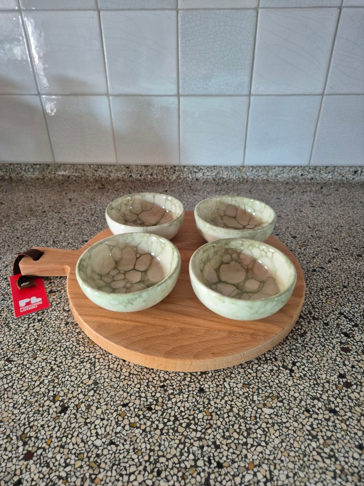 Tapasset, Porselein of Keramiek, Rond, Nieuw, Ophalen of Verzenden